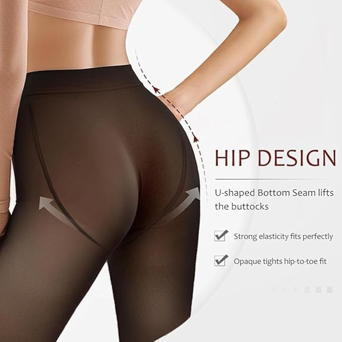 Anti-Scratch Stretchable Stockings (Free Size) | Winter Clothes Sheer Stockings Warm Fleece Stocking For Women - Anti-Scratch Stretchable Stockings (Free Size)