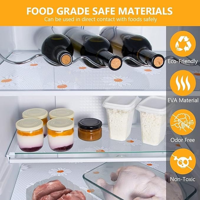 Anti-Slip Shelf & Drawer Liner | Kitchen Shelf Storage Shelf liner Drawer Mat Rack Shelves Anti-Slip Shelf & Drawer Liner