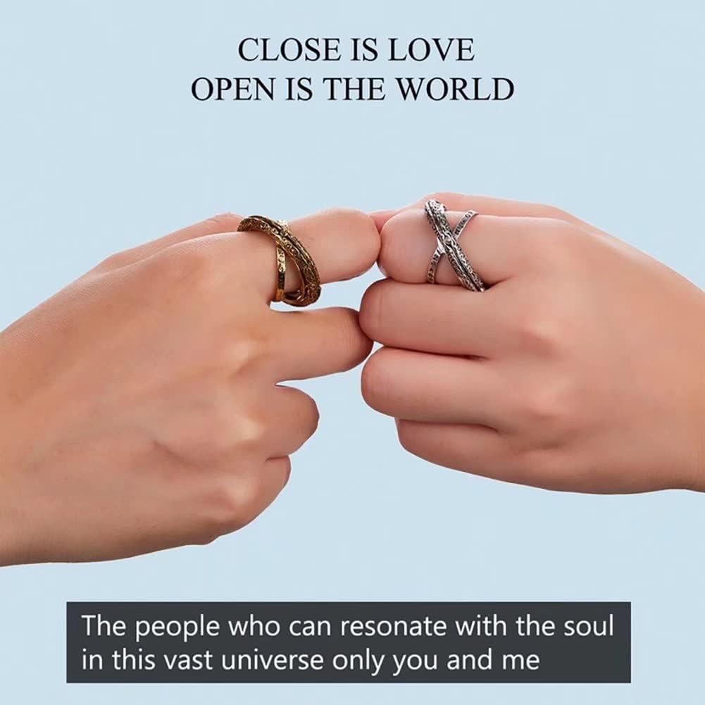 Astronomical Spinner Ring | Silver Rings For Women And Men Gold Design Ring For Gents Astronomical Creative Cosmic Ring