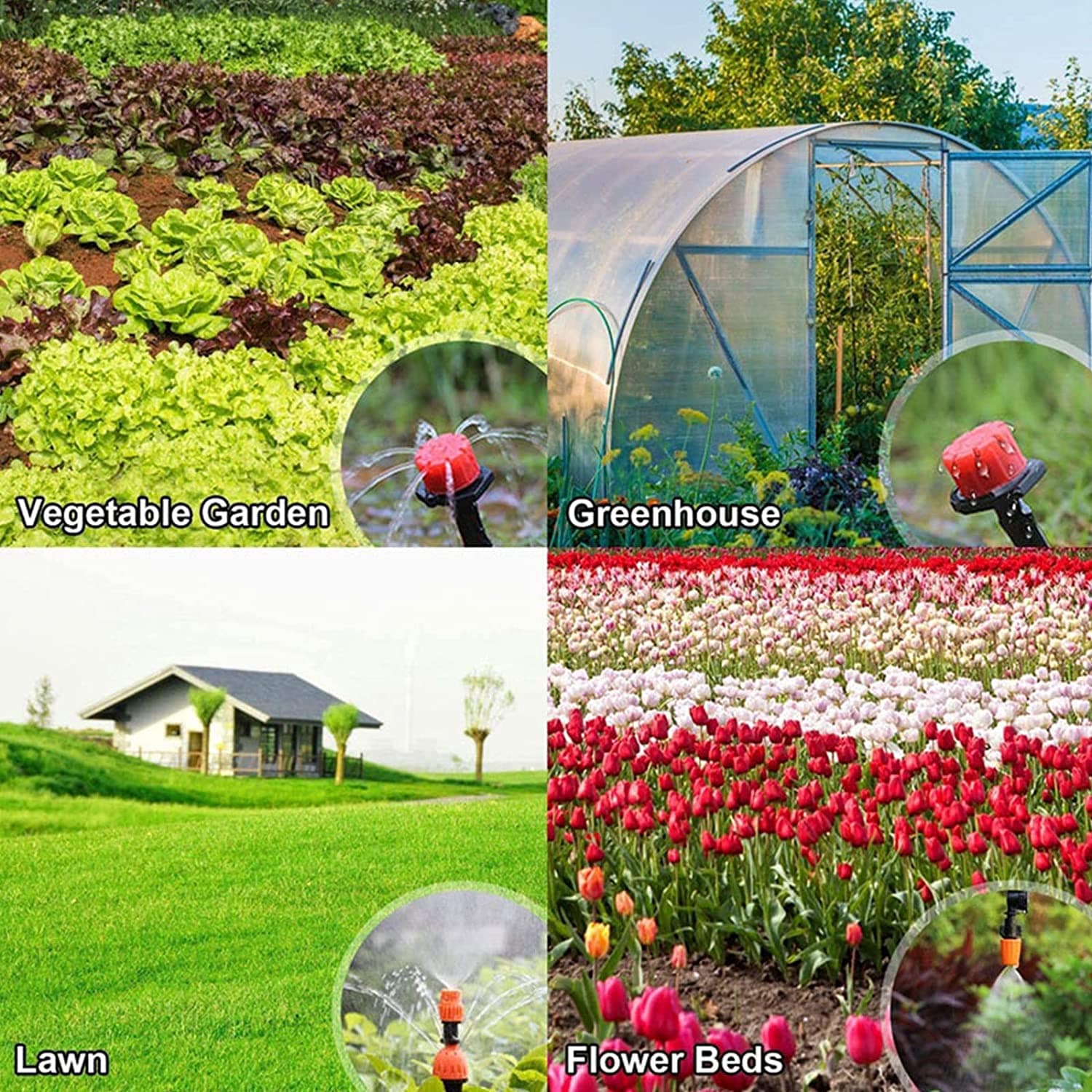 Automatic Irrigation System Outdoor Plant Watering Sprinkler Automatic Irrigation Sprinkler