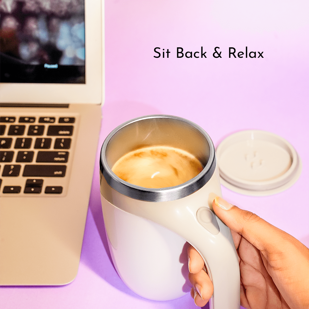 Automatic Self Stirring Mug Drinkware Automatic Self Stirring Mug