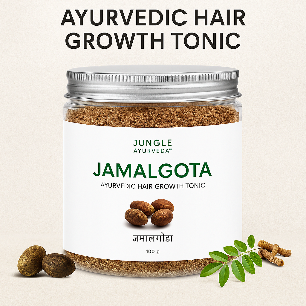 Ayurvedic Hair Growth Powder (Pack of 2) | Hair Care Fall Treatment Ayurvedic Hairline Products - Ayurvedic Hair Growth Powder Jamalgota Ayurvedic Hair Growth Powder (Pack of 2)