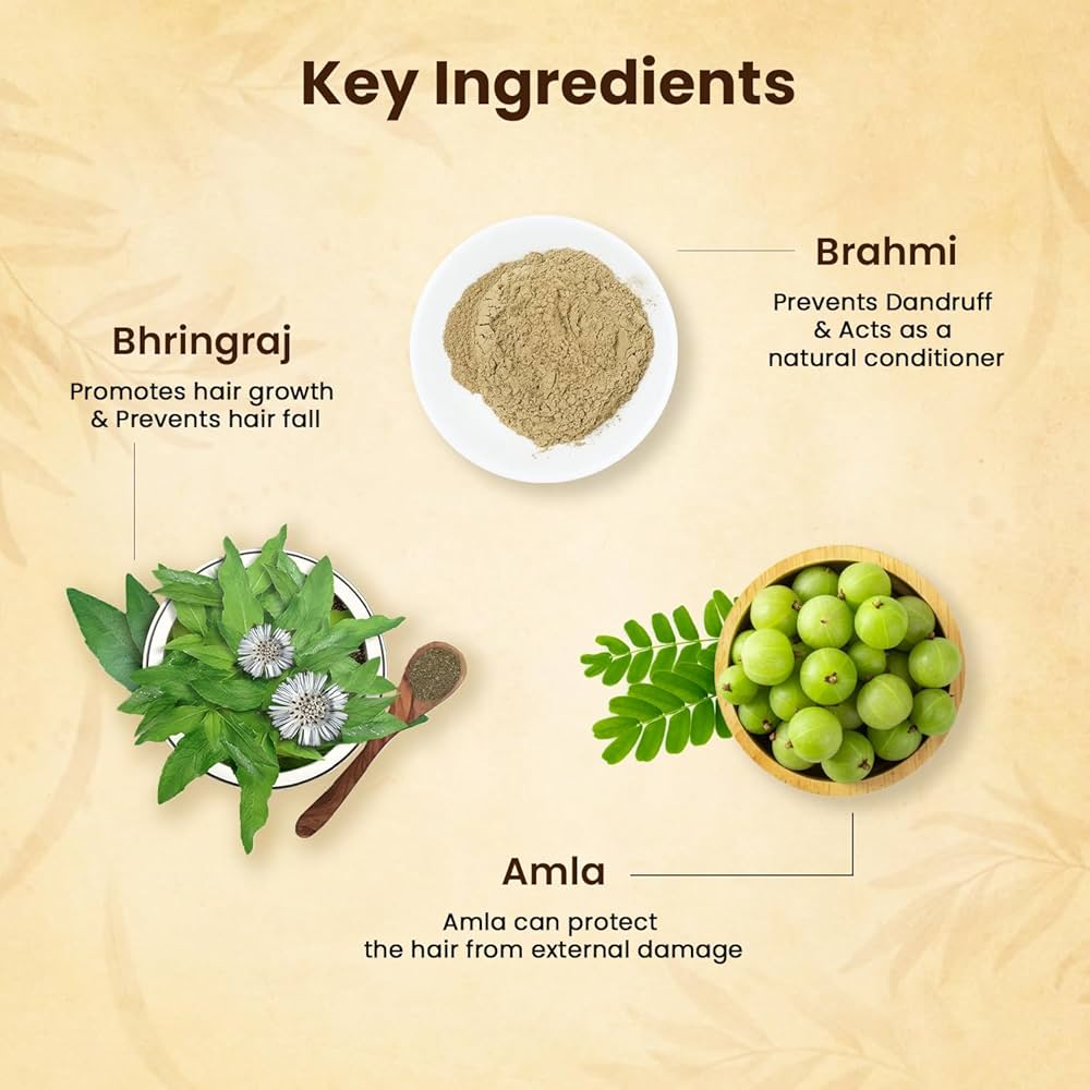 Ayurvedic Hair Growth Powder (Pack of 2) | Hair Care Fall Treatment Ayurvedic Hairline Products - Ayurvedic Hair Growth Powder Jamalgota Ayurvedic Hair Growth Powder (Pack of 2)