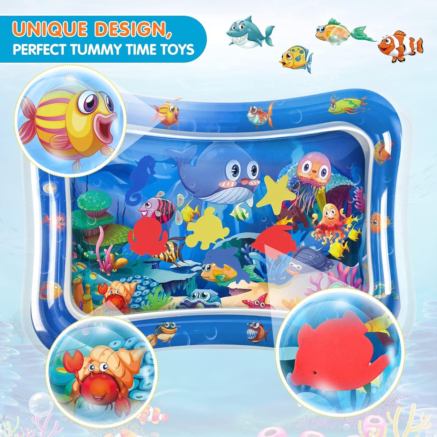Baby Water Mat | Baby Products Water Mat Tummy Time Newborn Infants Water Mats - Baby Water Mat