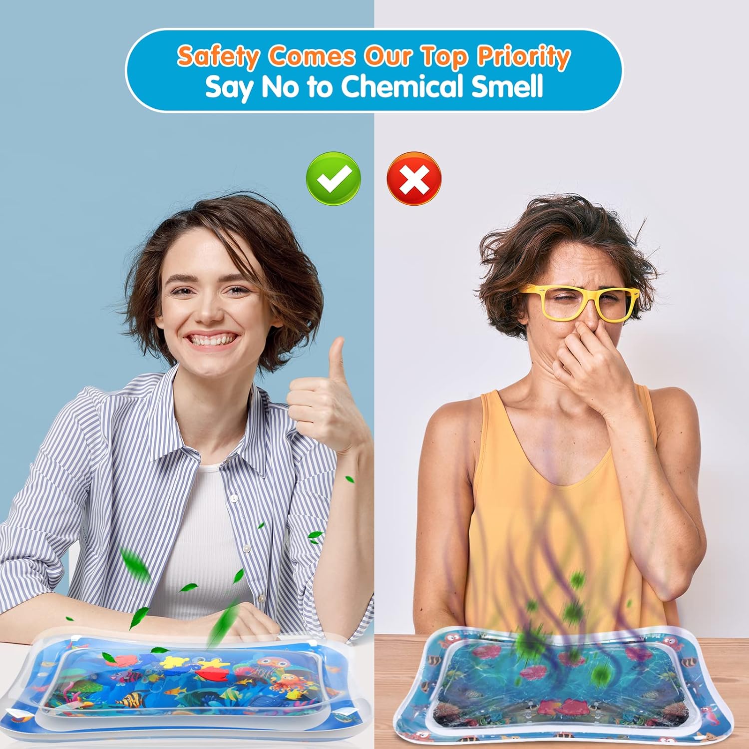 Baby Water Mat | Baby Products Water Mat Tummy Time Newborn Infants Water Mats - Baby Water Mat