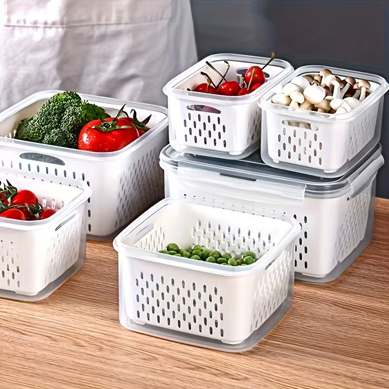 Kitchen Food Storage Container Set (Set of 3)