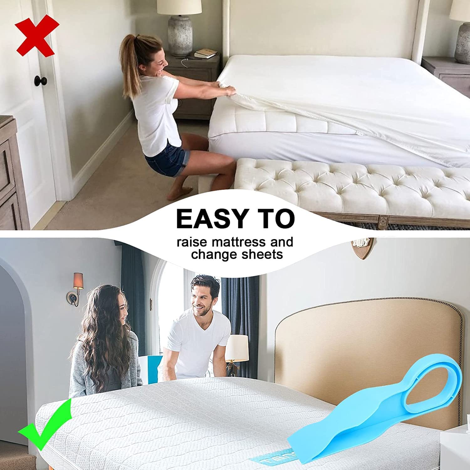 Bed Making Mattress Lifter Tool Bed Sheet Tucking Tool  - Mattress Lifter And Sheet Tucker Mattress Lifter And Sheet Tucker