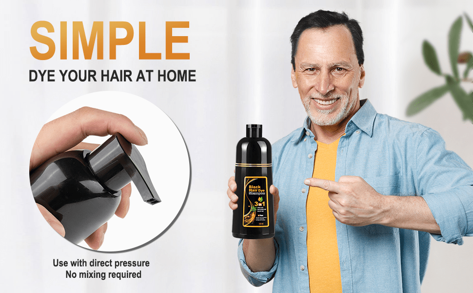 Black Dye Shampoo! Black Dye Shampoo!