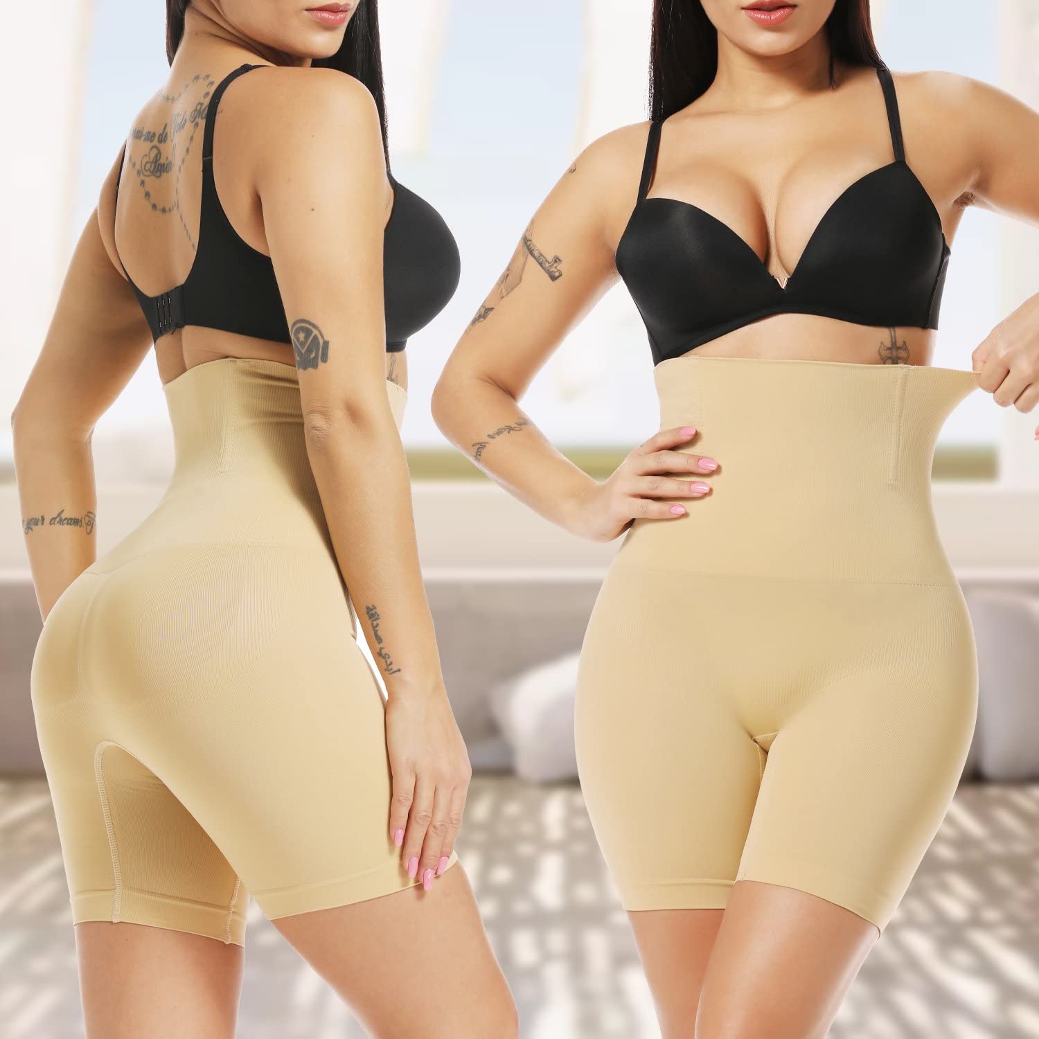 Body Shaper For Women Tummy Shaper Body Slimmer Cross Compression  Pack of 2 Body Shaper - Buy 1, Get 1 FREE!