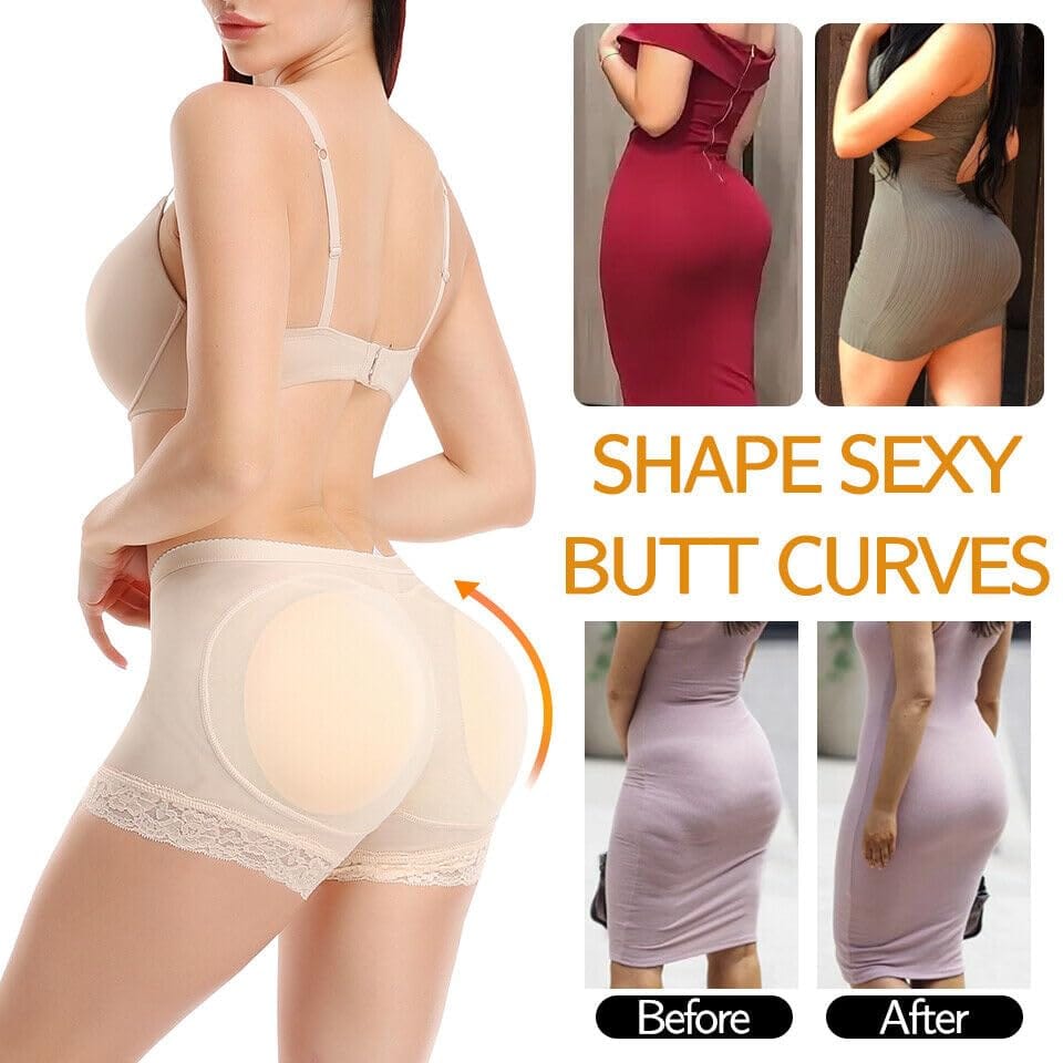 Body Shaper Women's Underwear Panties For Women Butt Shaper - Padded Body Shaper Butt Lifter Panty Bra and Shape Padded Body Shaper Butt Lifter Panty