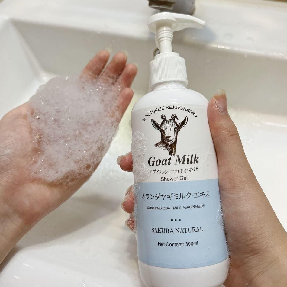 Body Wash Shower Gel Goat Milk Wash For Women Body Cleansers Goat Milk Shower Gel
