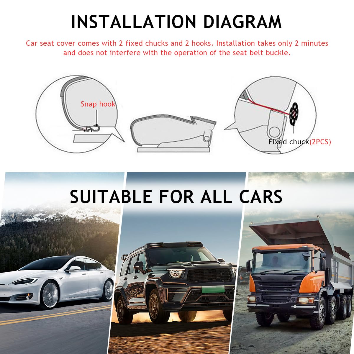 Bottom Seat Covers For Cars | Car Seat Cover Automobiles Carrier Pads Seats Protector Comfort Bottom Seat Covers For Cars
