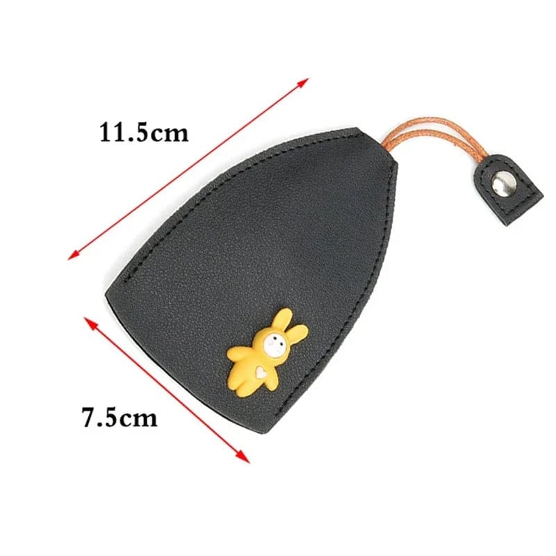 Bunny Pullout Key Pouch | Key Holder Car Key Cover Leather Pouch Keychain Holder Bunny Pullout Key Pouch