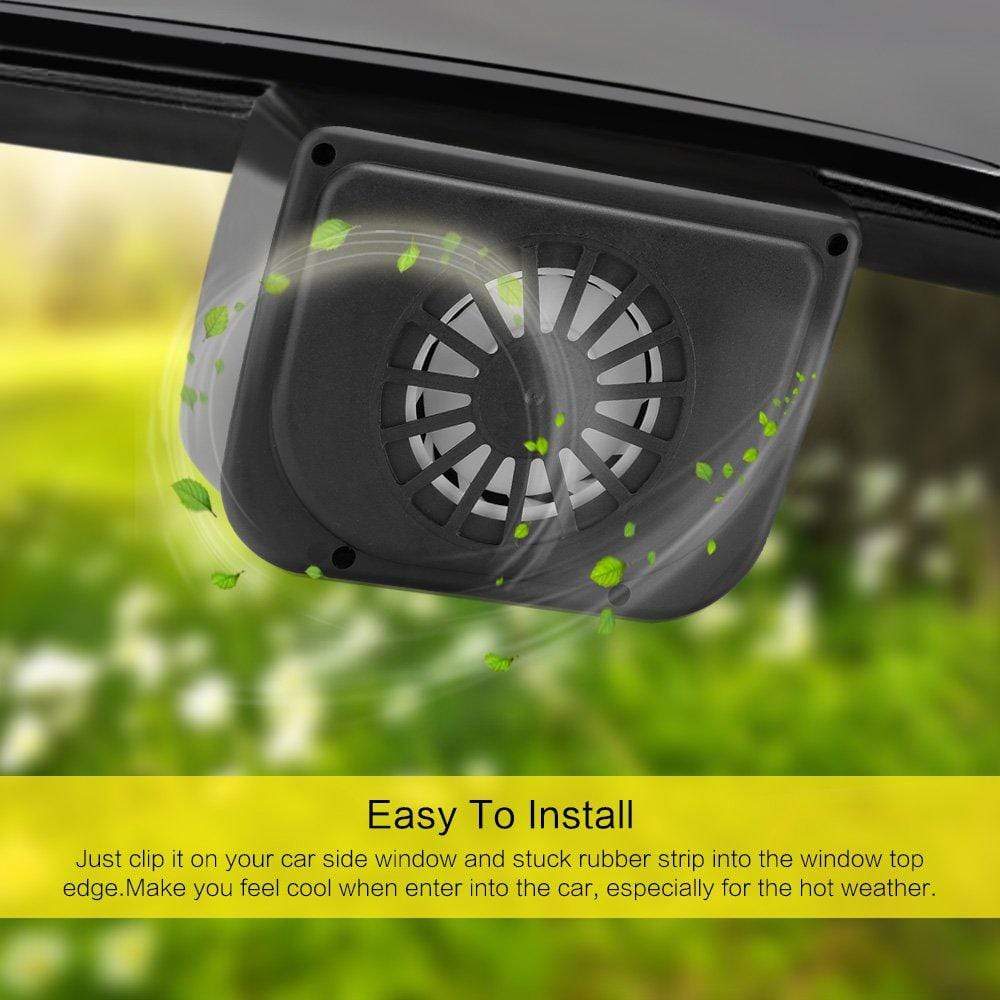 Car Auto Solar Fan | Solar Powered Fan Energy Auto Products Panel Car Window Fan - Car Auto Solar Fan