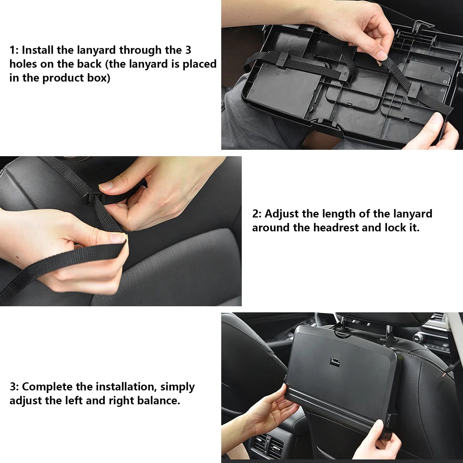 Car Back Seat Organizer Rear Seat Tray Bottle Holder Car Back Seat Organizer Tray