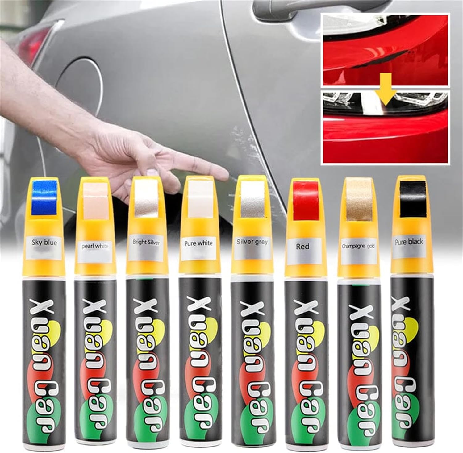Car Scratch Remover Pen (Pack of 2) | Paint Workshop Car Scuff Repair Car Scratch Remover Pen Car Scratch Remover Pen (Pack of 2)
