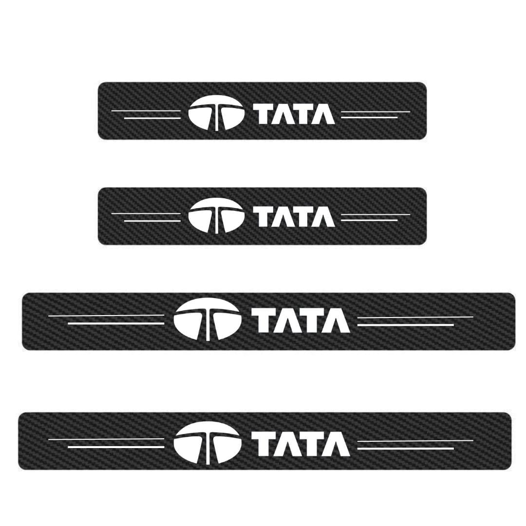 Carbon Fiber Door Sill Protector (4 Pcs) Car Accessories Tata Carbon Fiber Door Sill Protector (4 Pcs)