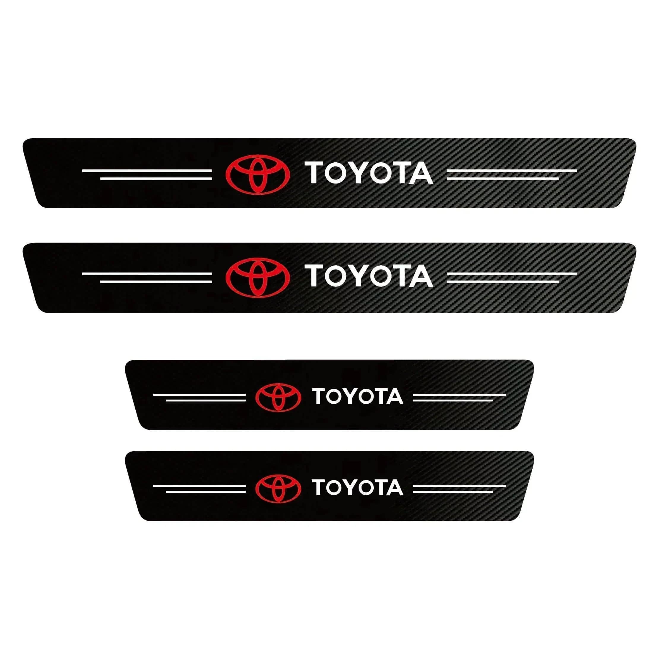 Carbon Fiber Door Sill Protector (4 Pcs) Car Accessories Toyota Carbon Fiber Door Sill Protector (4 Pcs)