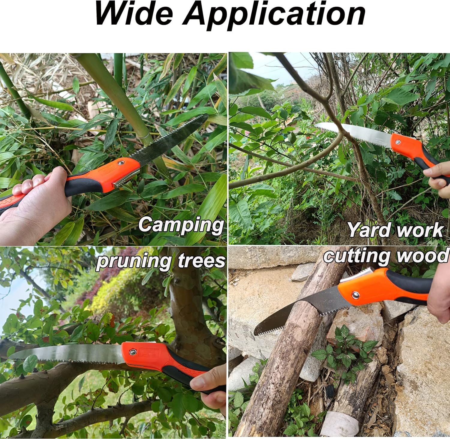 Carbon Steel Folding Saw | Hacksaw Blade Tools Garden Cutting Blade Saw Hand Tool Cutting - Carbon Steel Folding Saw