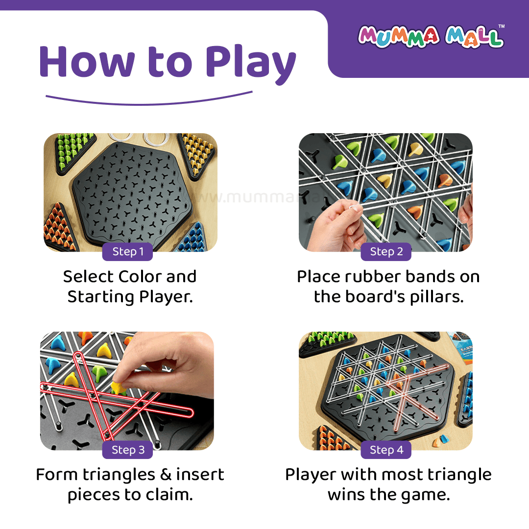 Chain Triangle Chess Game | Play Game Kids Fun Games Puzzle Brain Gaming  Chain Triangle Chess Game
