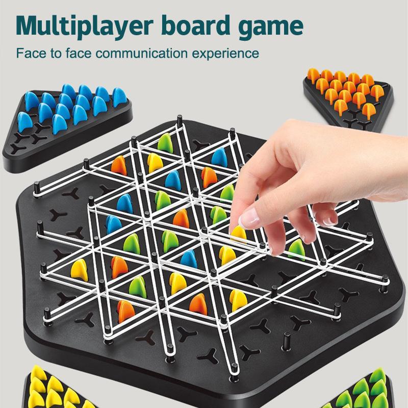 Chain Triangle Chess Game | Play Game Kids Fun Games Puzzle Brain Gaming  Chain Triangle Chess Game