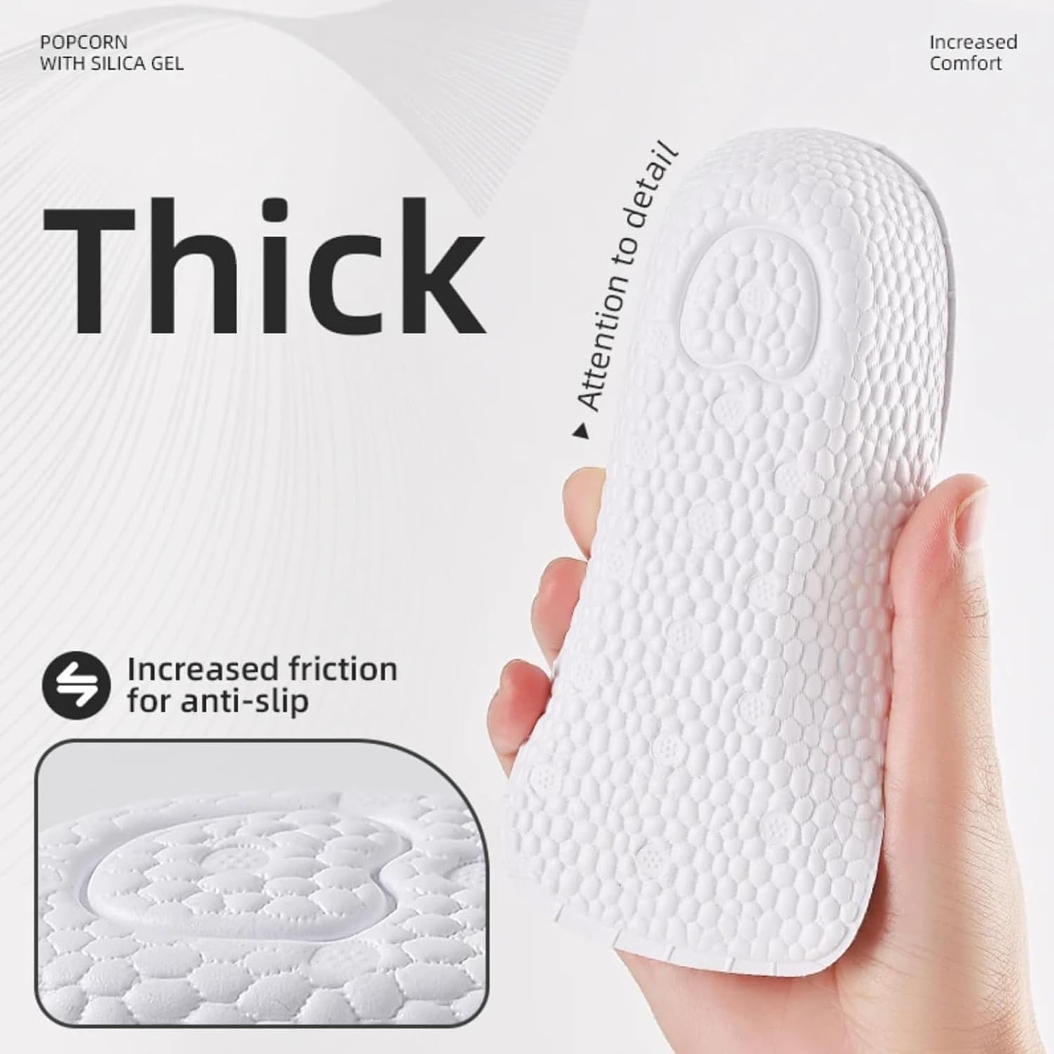 Comfortstepzy Height-lifting Insoles | Shoe Insoles Inner Soles Height Lifting Arch Support Enhancing  ComfortStepzy Height-Lifting Insoles