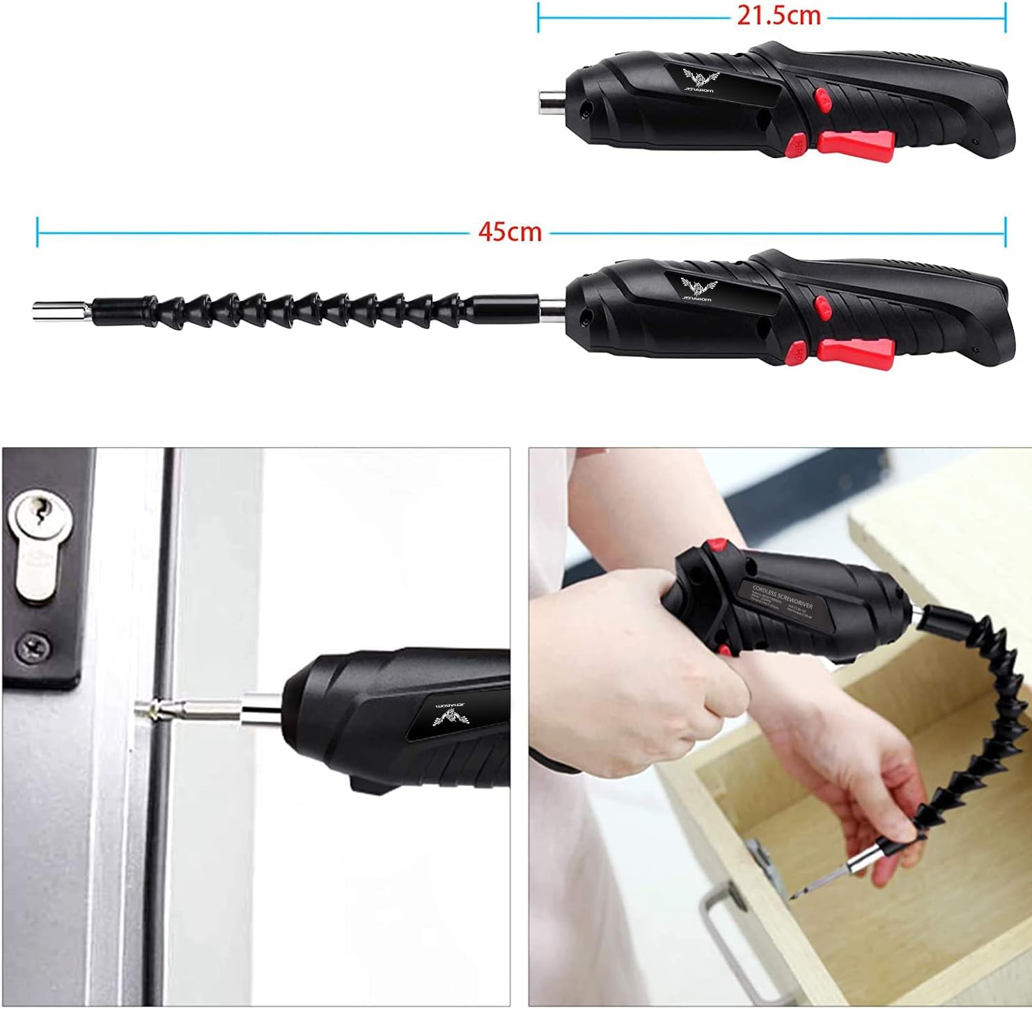 Cordless Electric Screwdriver Pro Retractable Cordless Drilling machine | Electric Screwdriver Set Tool Kit Power Tools Cordless Drill Machine - Cordless Electric Screwdriver Pro Retractable Cordless Drilling machine