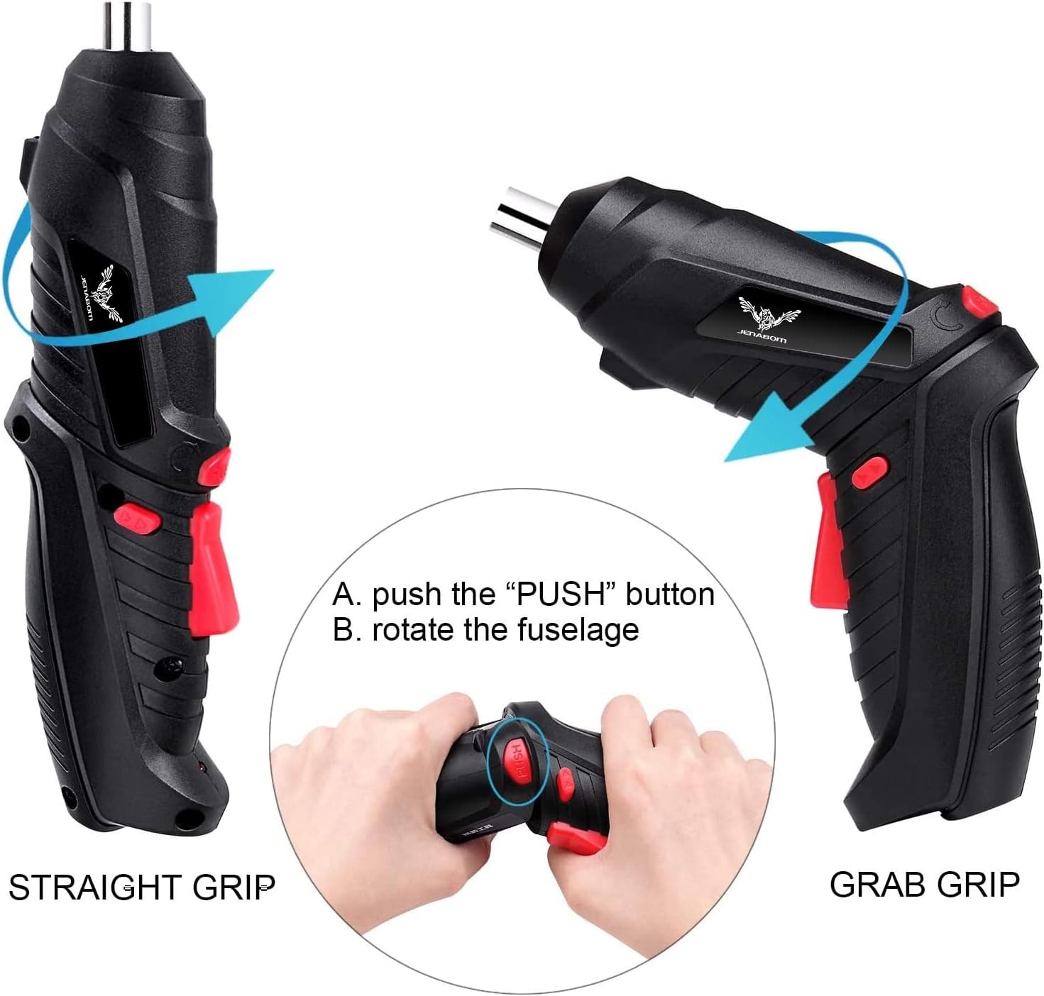 Cordless Electric Screwdriver Pro Retractable Cordless Drilling machine | Electric Screwdriver Set Tool Kit Power Tools Cordless Drill Machine - Cordless Electric Screwdriver Pro Retractable Cordless Drilling machine
