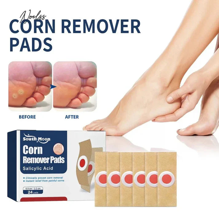 Corn Remover Pads | Corn Remover For Feet Foot Treatment Skin Care Pads - Pack of 12 - Corn Remover Pads