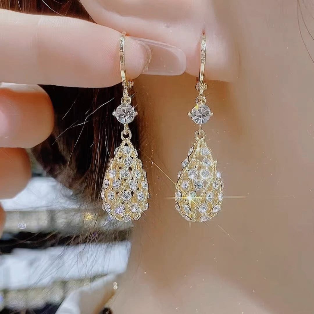 Diamond Water-Drop Earrings Diamond Water-Drop Earrings