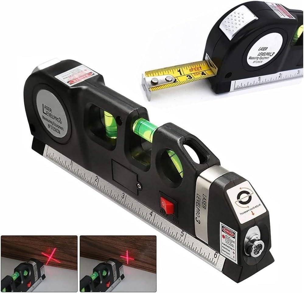 Distance Meter 4-in-1 Level Tape | Inch Tape Electronic Distance Meter Measure Laser Level  Distance Meter 4-in-1 Level Tape