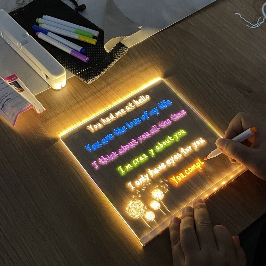 DIY Acrylic Led Message Board DIY Acrylic Led Message Board