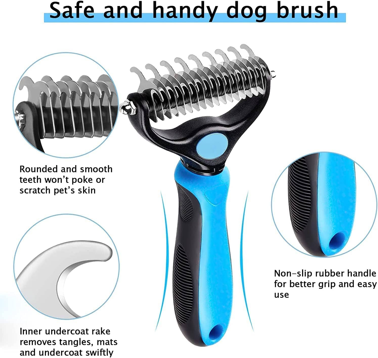 Doromixo | Pet Store Dog Cat Grooming Comb Brushes Hair Brush Doromixo 2-in-1 Pet Grooming Tool