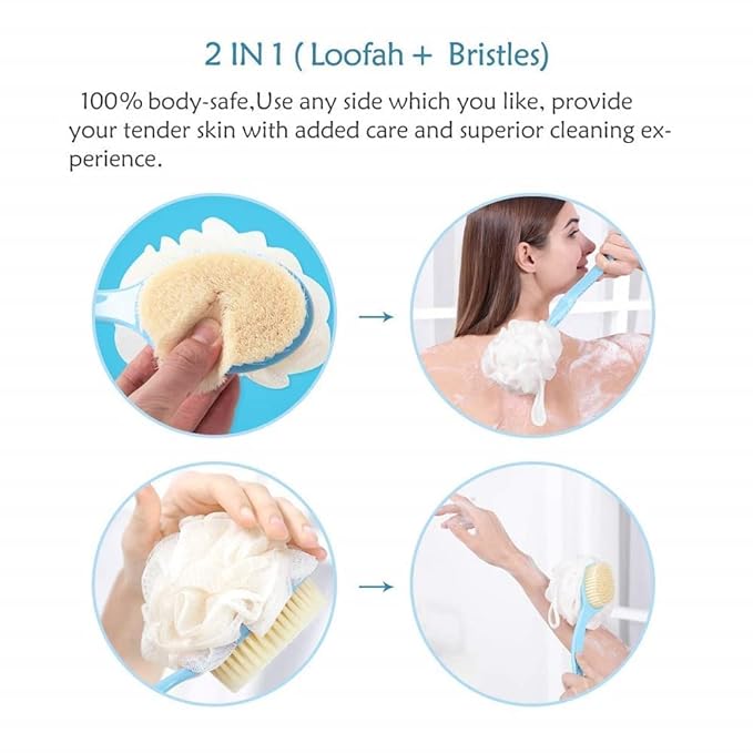 Double Sided Bath Brush Scrubber for bathing Double Sided Bath Brush Scrubber for bathing