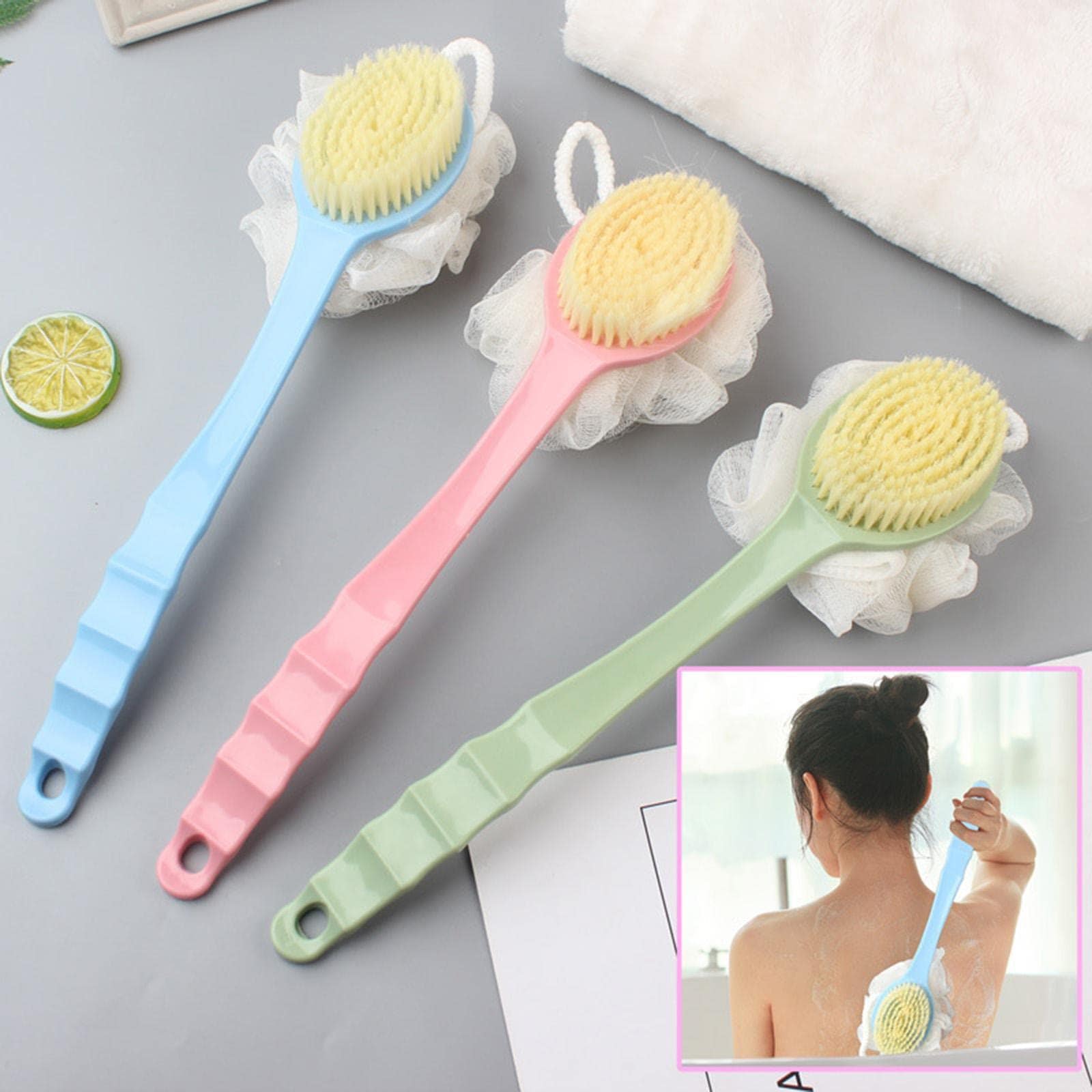 Double Sided Bath Brush Scrubber for bathing Double Sided Bath Brush Scrubber for bathing