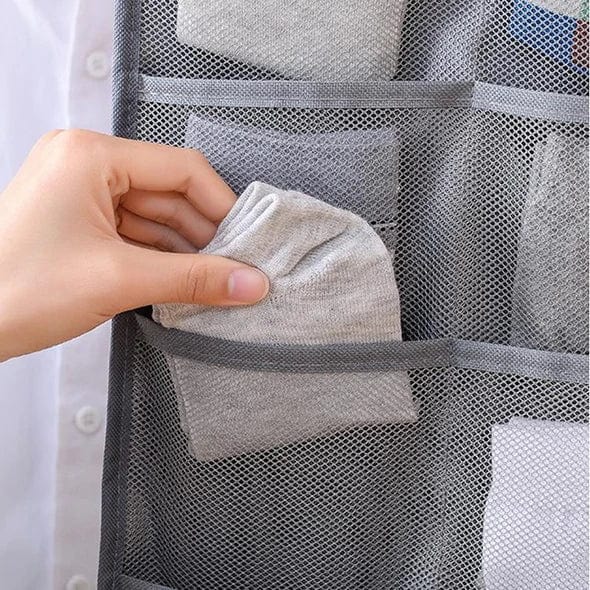 Double Sided Closet Hanging Organizer Organizers Double Sided Closet Hanging Organizer