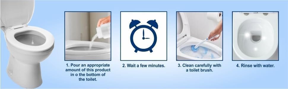 Drainage Cleaner Toilet Bathroom Drain Cleaner Powder Product - Toilet Cleaner Powder (Pack of 2) Toilet Active Oxygen Cleaner Agent (Pack of 2)