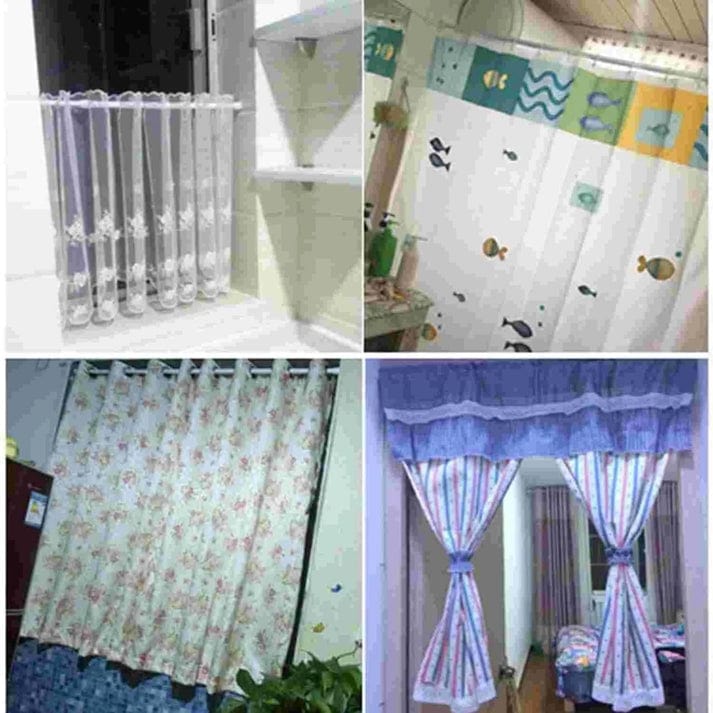 Drill-free Adjustable Rod | Curtain Rod Adjustable Extendable Door Curtains Window Rods Drill-free Adjustable Rod