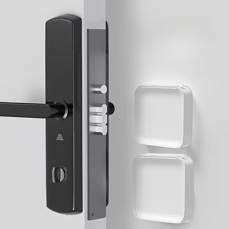 Clear Gel Door Wall Bumpers (Pack of 6)