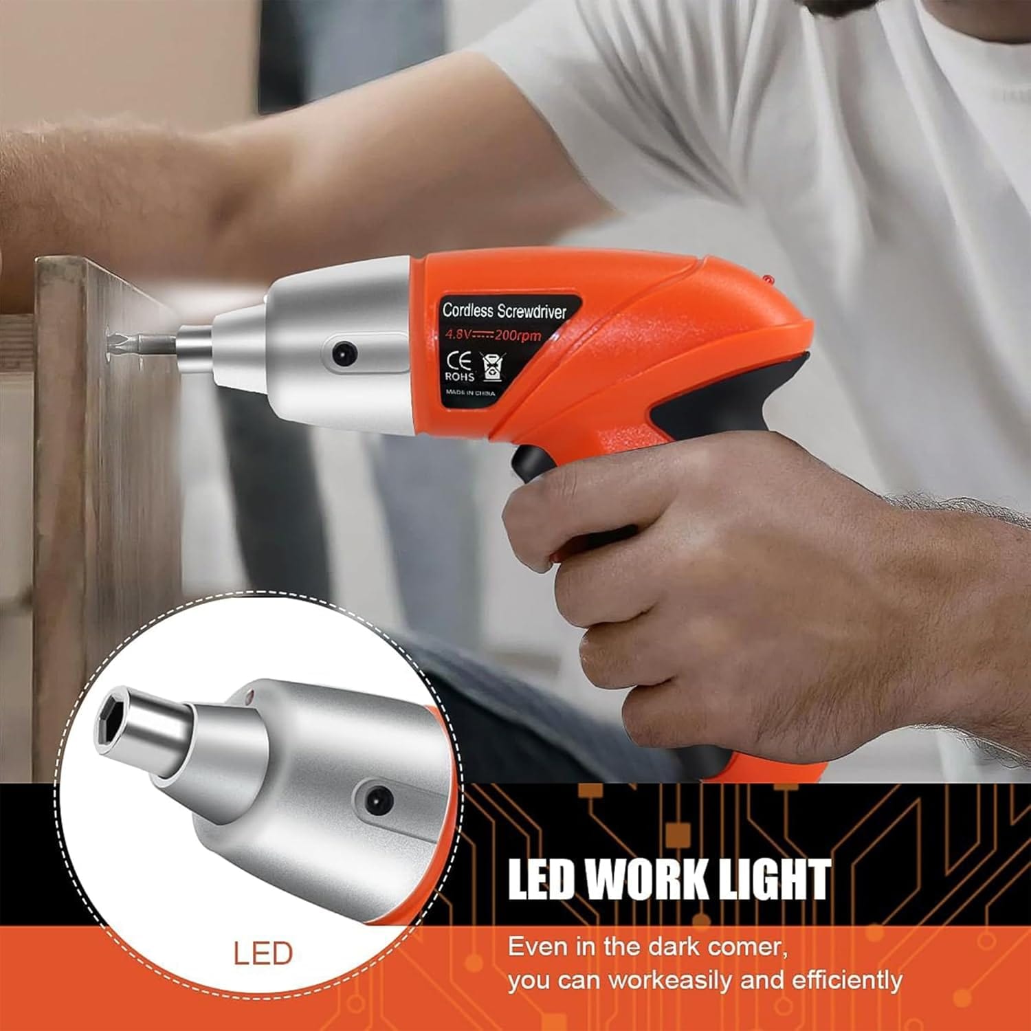 Electric Cordless Drill Screwdriver Automatic Cordless Drill Screwdriver