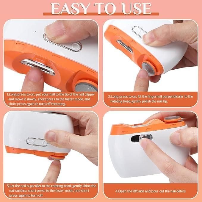 Electric Nail Clipper & Polisher | Nail Clipper Trimmer Electric Nails Health Products Care Accessories Electric Nail Clipper & Polisher