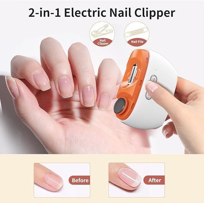 Electric Nail Clipper & Polisher | Nail Clipper Trimmer Electric Nails Health Products Care Accessories Electric Nail Clipper & Polisher