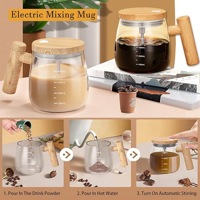 Electric Self-stirring Coffee Mug | Coffee Mug Self Stirring Travel Mugs With Lid Flask - Electric Self-stirring Coffee Mug