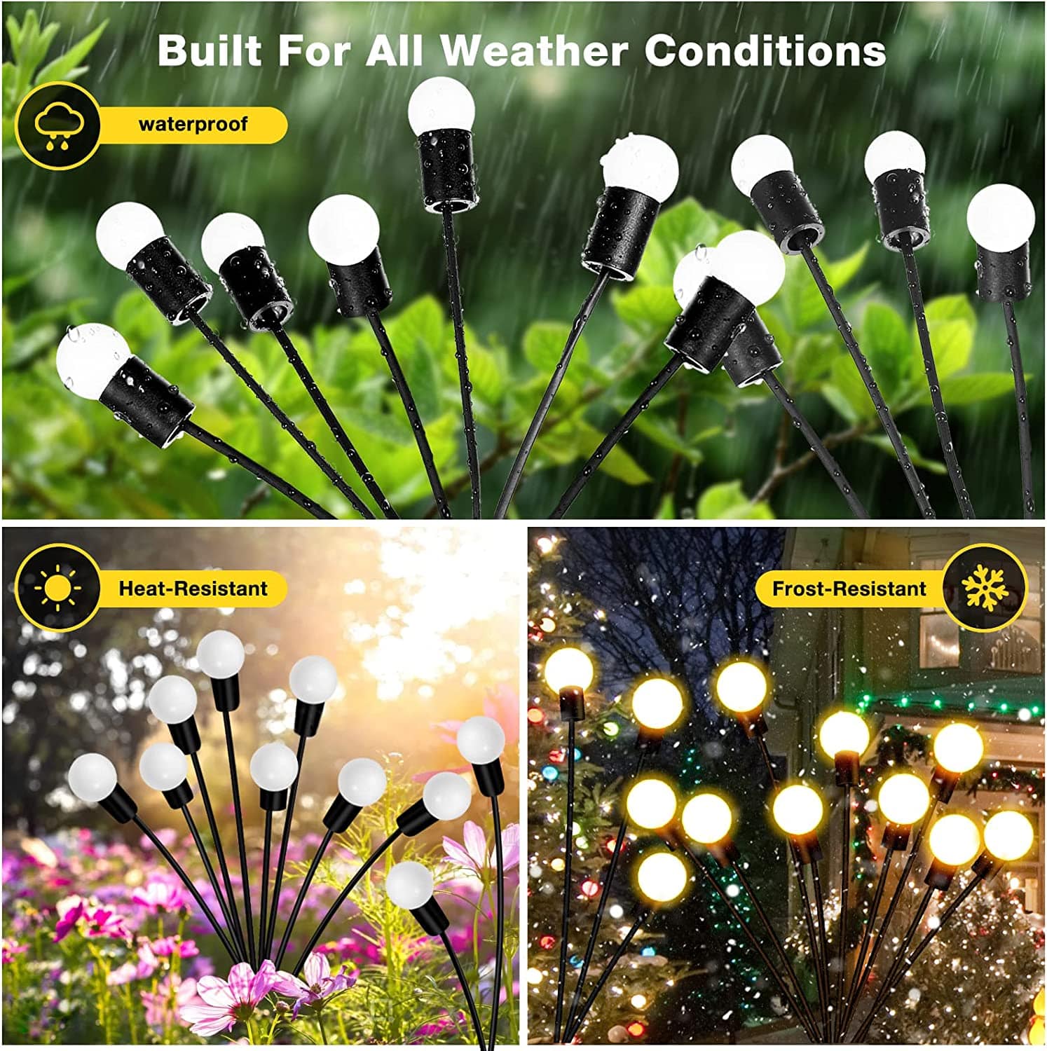 Enchanting Firefly Lights : Unique Solar Powered Garden Lights Lighting Enchanting Firefly Lights : Unique Solar Powered Garden Lights