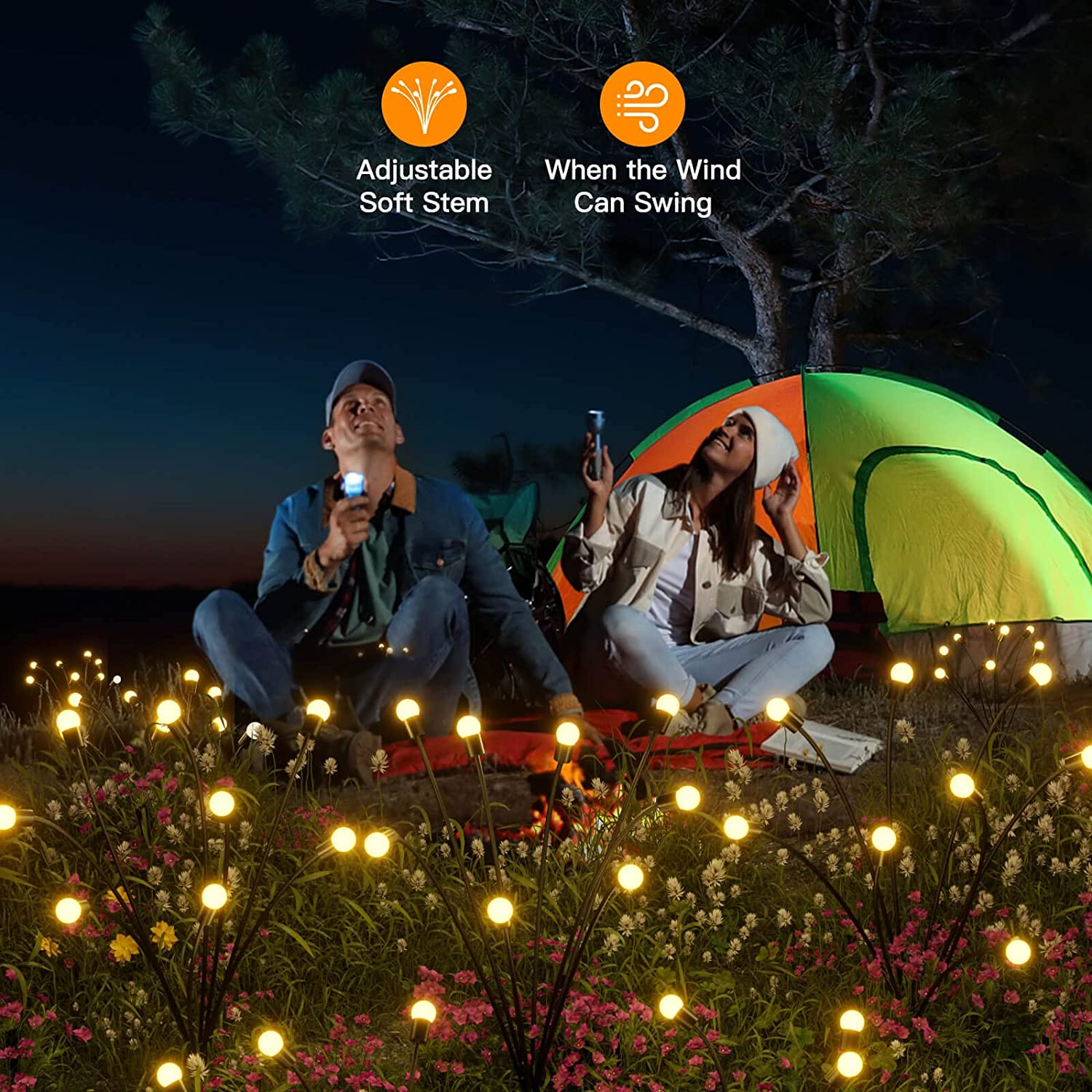 Enchanting Firefly Lights : Unique Solar Powered Garden Lights Lighting Enchanting Firefly Lights : Unique Solar Powered Garden Lights