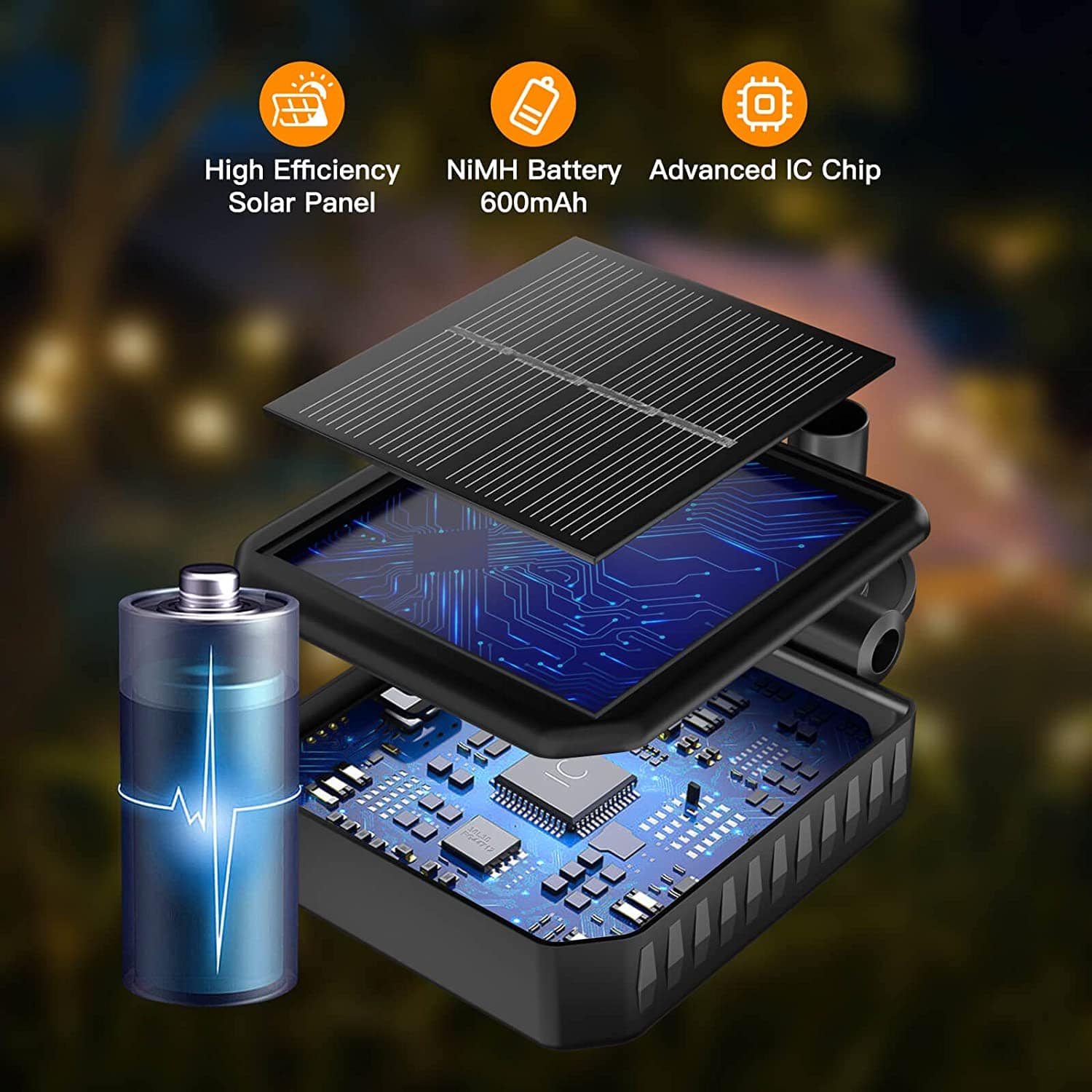 Enchanting Firefly Lights : Unique Solar Powered Garden Lights Lighting Enchanting Firefly Lights : Unique Solar Powered Garden Lights