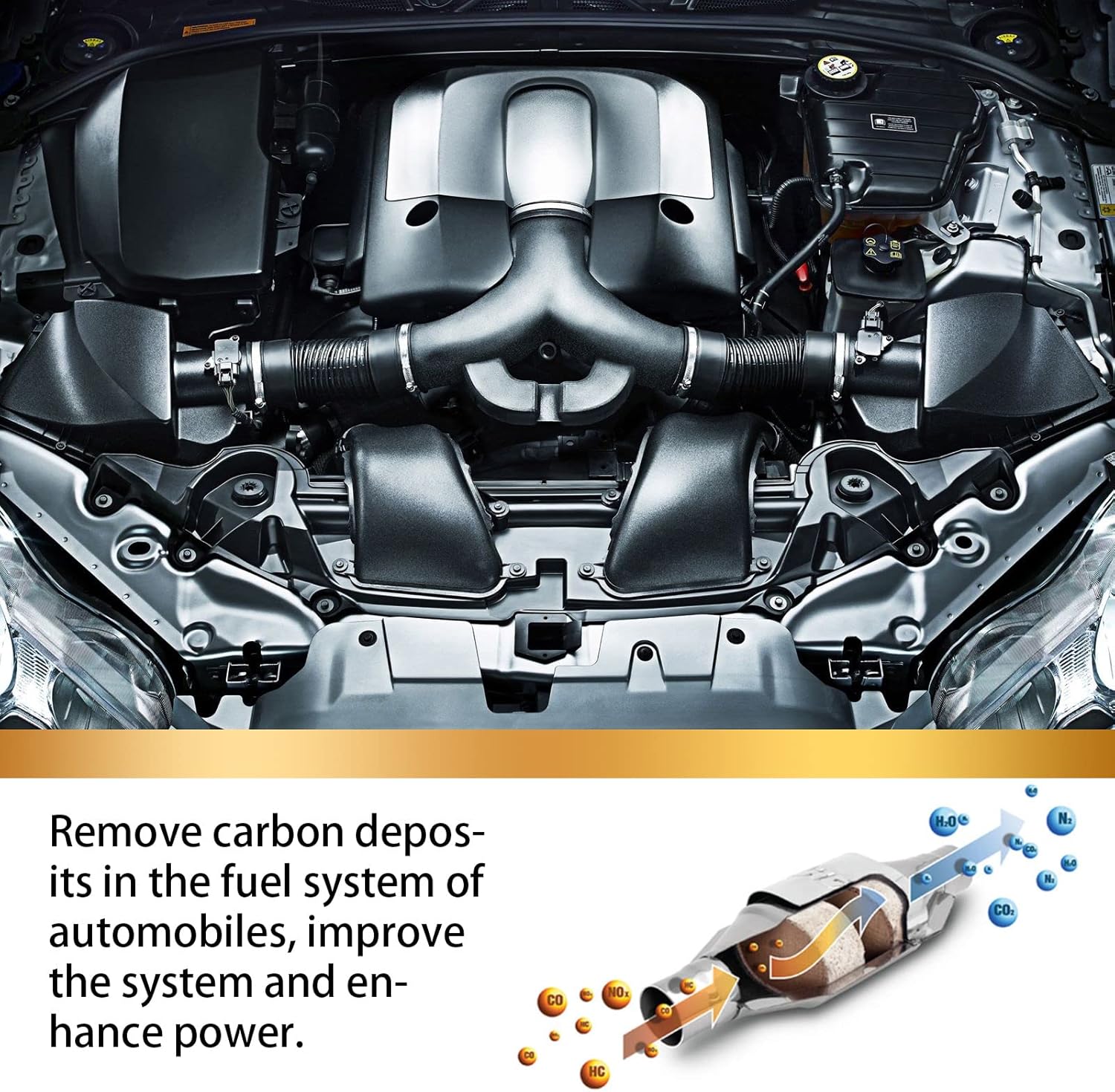 Engine Carbon Cleaner (Pack of 2) | Catalytic Converter Car Carbon Cleaning Fuel Injection Cleaners - Engine Carbon Cleaner (Pack of 2)