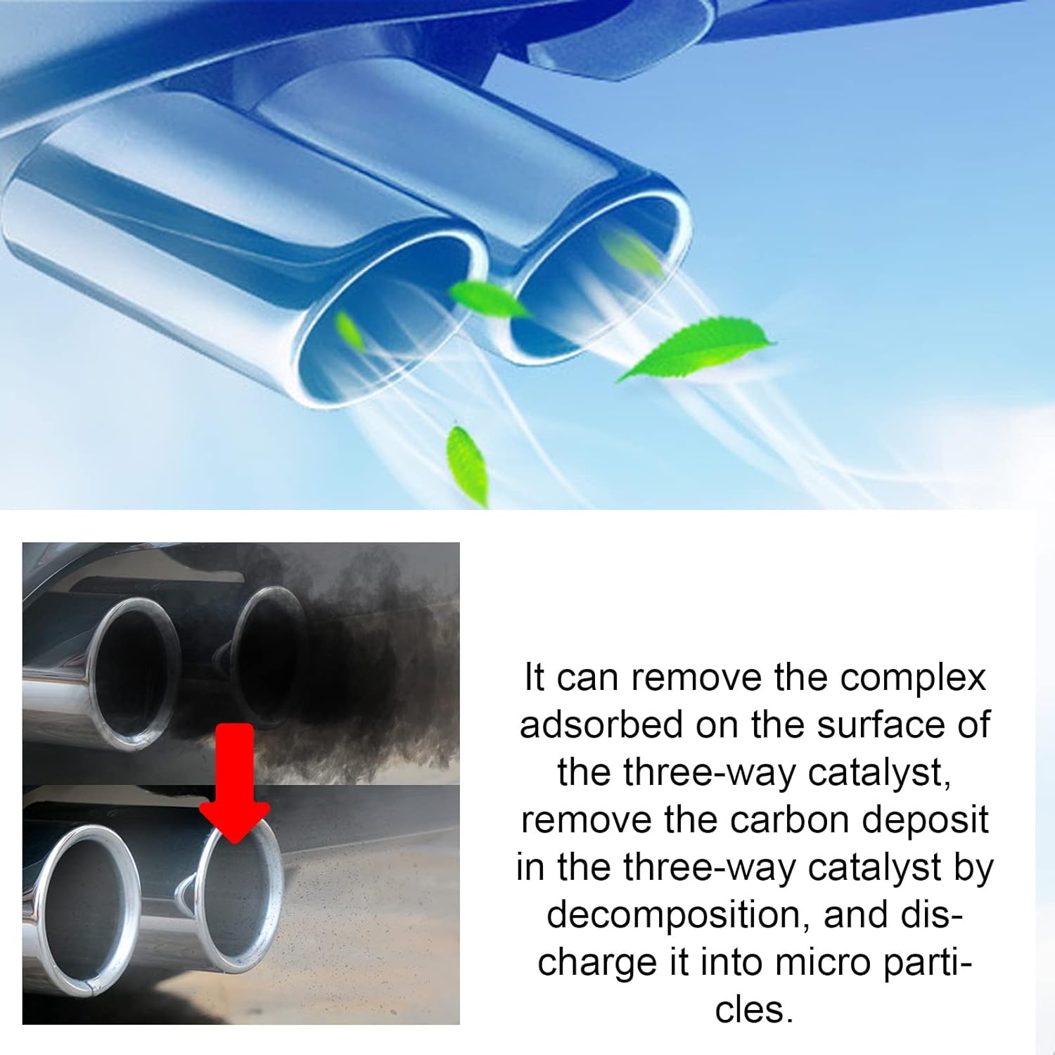 Engine Carbon Cleaner (Pack of 2) | Catalytic Converter Car Carbon Cleaning Fuel Injection Cleaners - Engine Carbon Cleaner (Pack of 2)