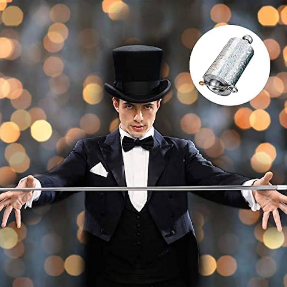 Expandable Cane | Magician Stick Wand Toy Appearing Magic Cane Metal Pocket Staff Expandable Cane