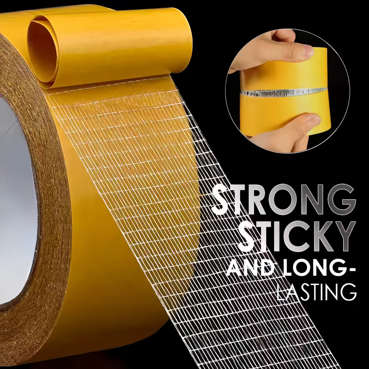 Double Sided Adhesive Mesh Tape (Set of 2)